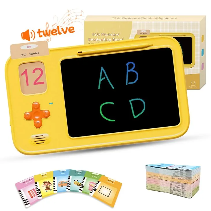 Kid Talking Flash Card With Drawing Tablet
